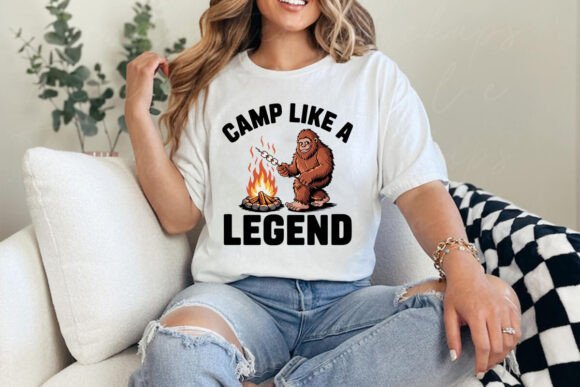 Download Camp Like a Legend Bigfoot Camping Png - Png Collection