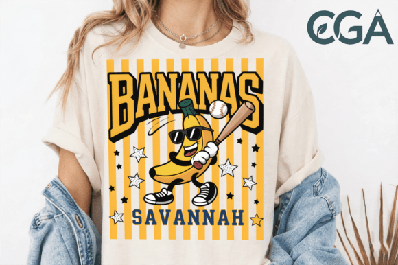 Download Go Bananas Savannah Baseball PNG - Png Collection