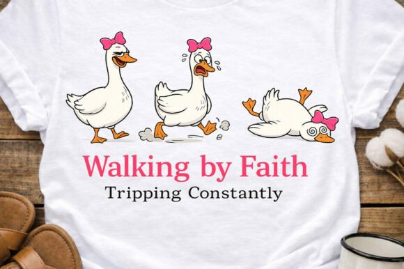 Download Funny Goose Faith Quote Christian PNG - Png Collection
