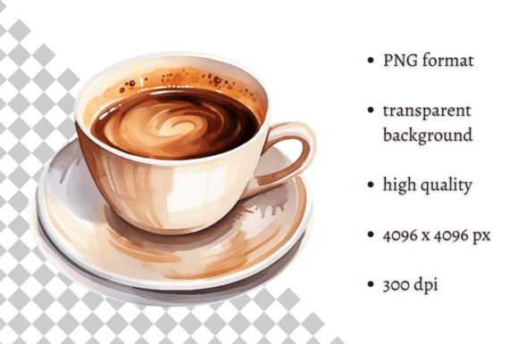 Download Watercolor Cup of Coffee PNG Clipart - Png Collection