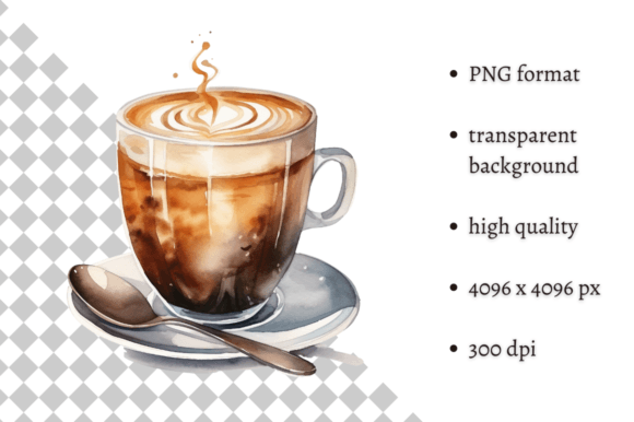 Download Watercolor Cup of Coffee PNG Clipart - Png Collection