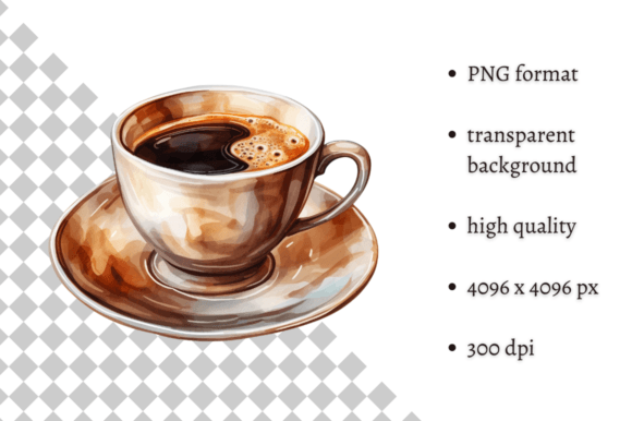 Download Watercolor Cup of Coffee PNG Clipart - Png Collection