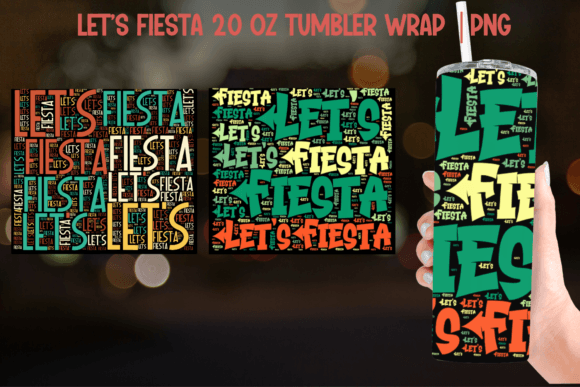 Download Let's Fiesta Tumbler Sublimation PNG - Png Collection