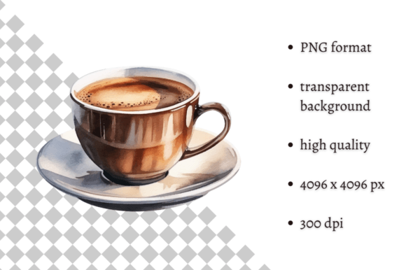 Download Watercolor Cup of Coffee PNG Clipart - Png Collection