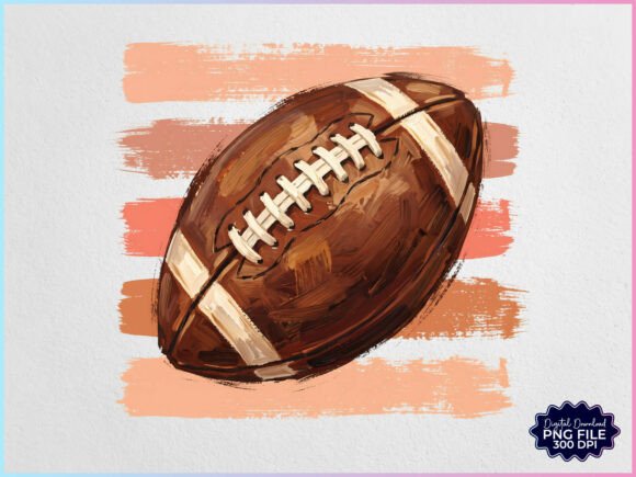 Download Preppy Textured Football PNG - Png Collection
