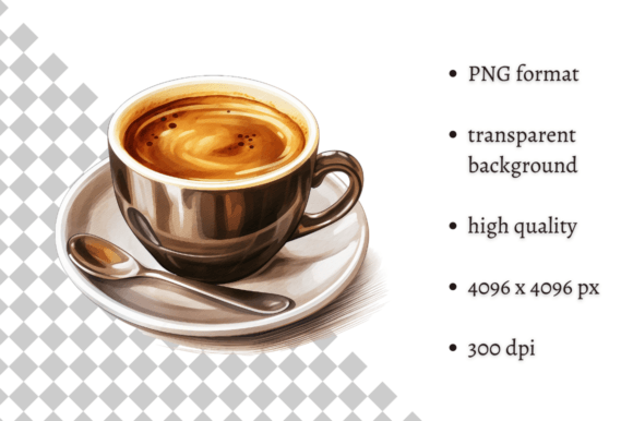 Download Watercolor Cup of Coffee PNG Clipart - Png Collection