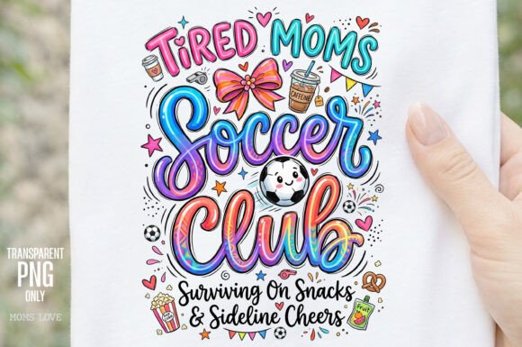 Download Soccer Club Mom Sublimation PNG - Png Collection