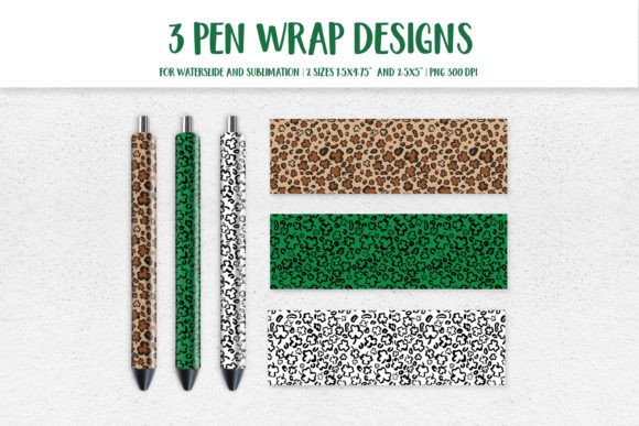 Download St. Patricks Day Leopard Pen Wrap PNG - Png Collection
