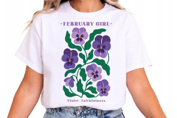 Download Birth Flower February Violet SVG PNG - Png Collection