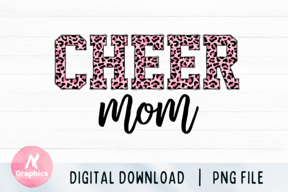 Download Cheer Mom Sublimation PNG - Pink Leopard - Png Collection
