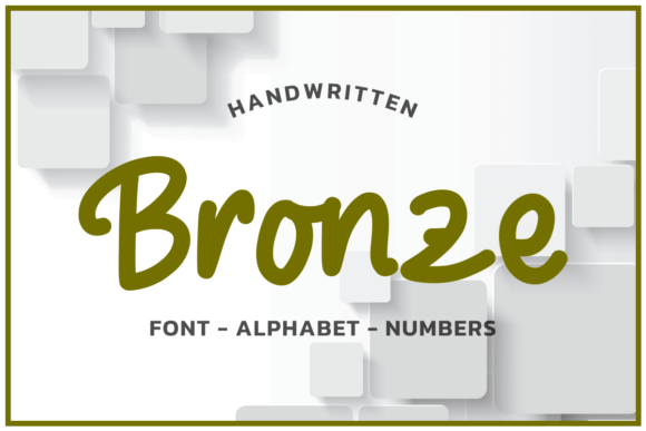 Download Bronze Yellow Font Aplhabet - Premium Bundle