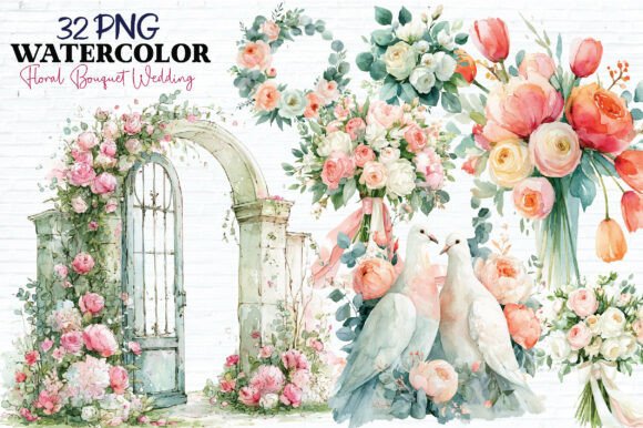 Download Wedding Decor Floral PNG Set - Png Collection