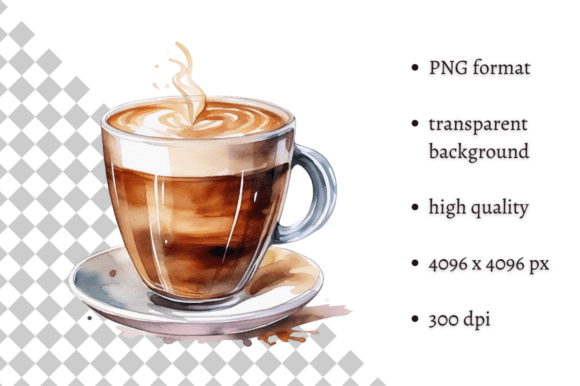 Download Watercolor Cup of Coffee PNG Clipart - Png Collection