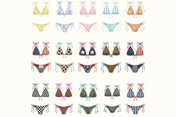 Download Bikini PNG Designs Bundle Summer Clipart - Png Collection