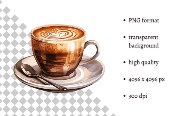 Download Watercolor Cup of Coffee PNG Clipart - Png Collection