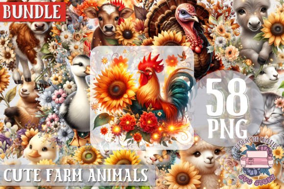 Download Animals Farm Sunflowers Bundle 58 PNG - Png Collection