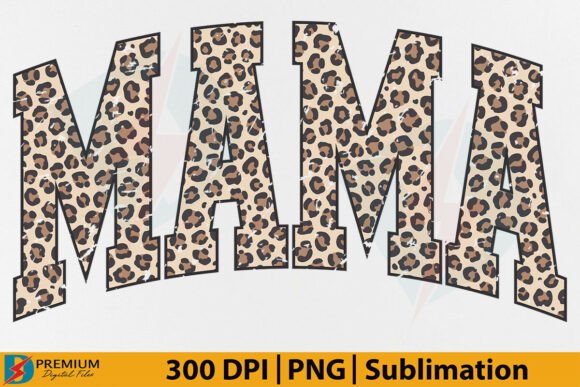 Download Mama Leopard PNG, Retro Varsity Mama PNG - Png Collection