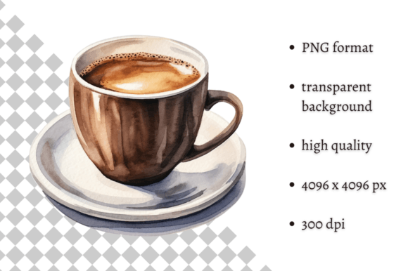 Download Watercolor Cup of Coffee PNG Clipart - Png Collection