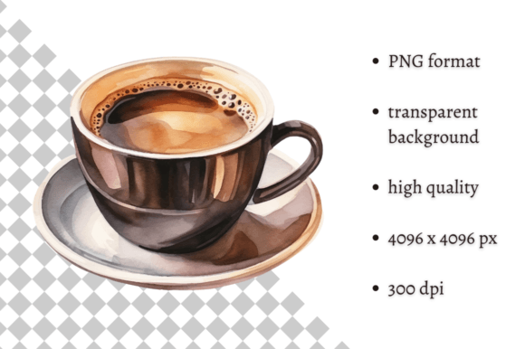 Download Watercolor Cup of Coffee PNG Clipart - Png Collection
