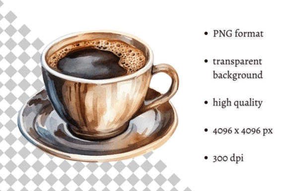 Download Watercolor Cup of Coffee PNG Clipart - Png Collection