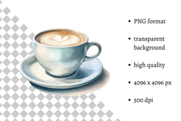 Download Watercolor Cup of Coffee PNG Clipart - Png Collection