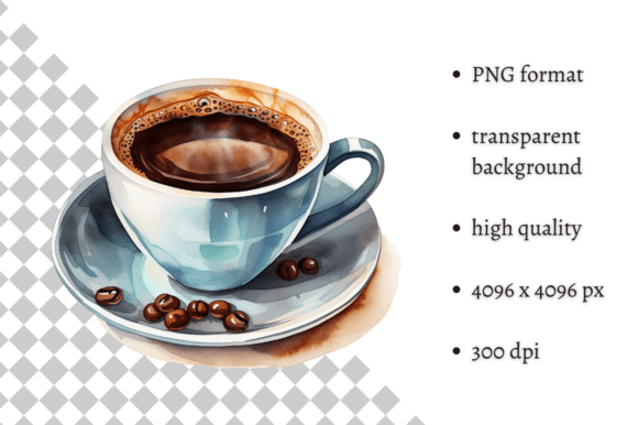 Download Watercolor Cup of Coffee PNG Clipart - Png Collection